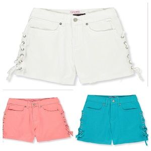 NWT ~ Dream Star Girls' Stretch Twill Shorts